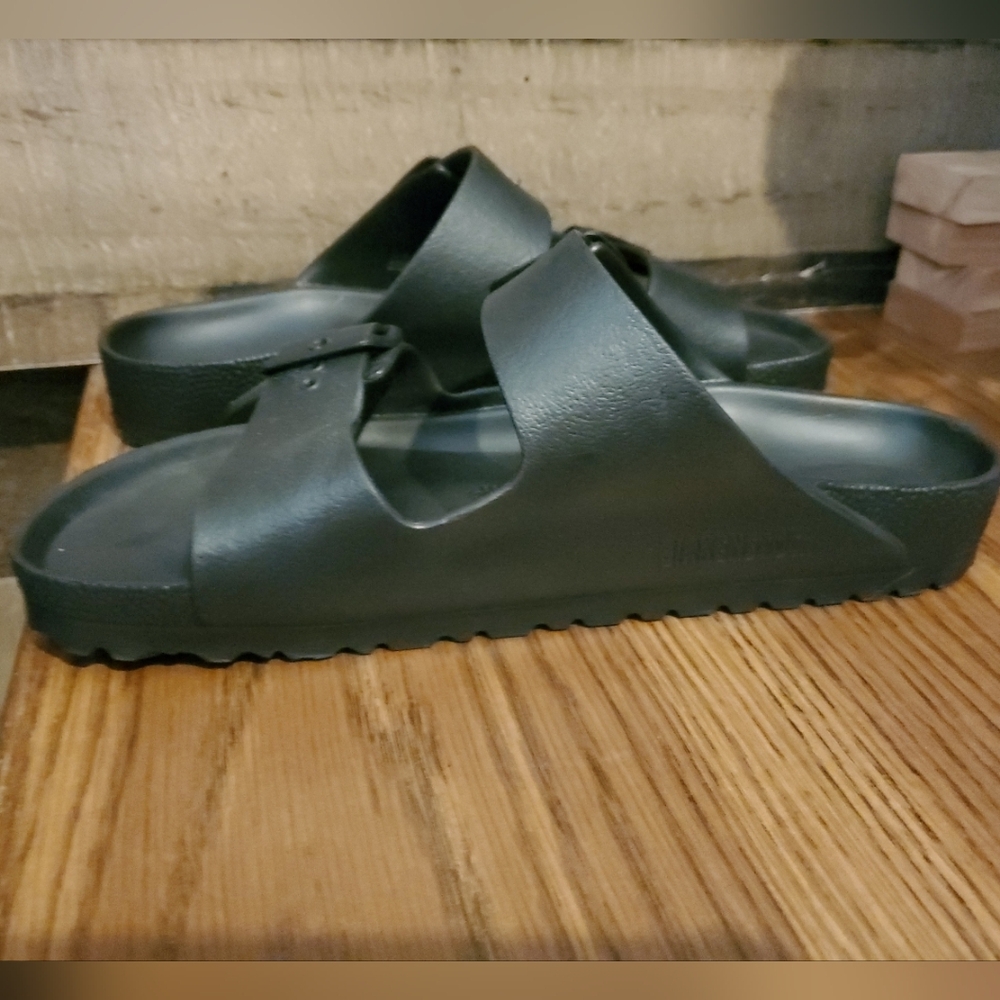 Birkenstock Arizona Essentials EVA Unisex Sandals Black Sz 39 US M 6.5 W 8.5 EUC - Picture 5 of 14